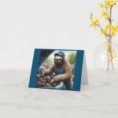 Sloth Mechanic Karte (Gelbe Blume)