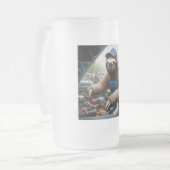 Sloth Mechanic Mattglas Bierglas (Vorderseite Links)