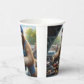 Sloth Mechanic Pappbecher (Links)