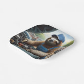 Sloth Mechanic Pappteller (Gewinkelt)