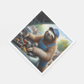 Sloth Mechanic Serviette (Ecke)