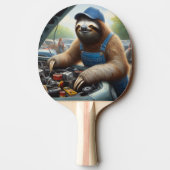 Sloth Mechanic Tischtennis Schläger (Rückseite)