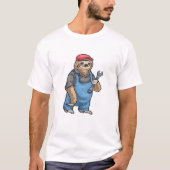 Sloth Mechanic Wrench Classic T-Shirt (Vorderseite)