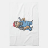 Sloth Mechanic Wrench Classic T-Shirt Geschirrtuch (Vertikal)