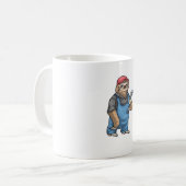 Sloth Mechanic Wrench Classic T-Shirt Kaffeetasse (Vorderseite Links)