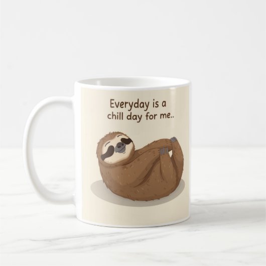 Sloth Mindset Kaffeetasse (Links)