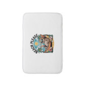 Sloth mit Eiscreme Summer Beach Bitte Badematte (Vorderseite Vertikal)