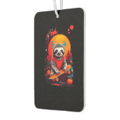 Sloth mit Skateboard auf halloween Classic T Autolufterfrischer (Links)