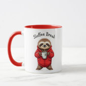 Sloth mit Sloffee Break Funny Coffee Tasse (Links)