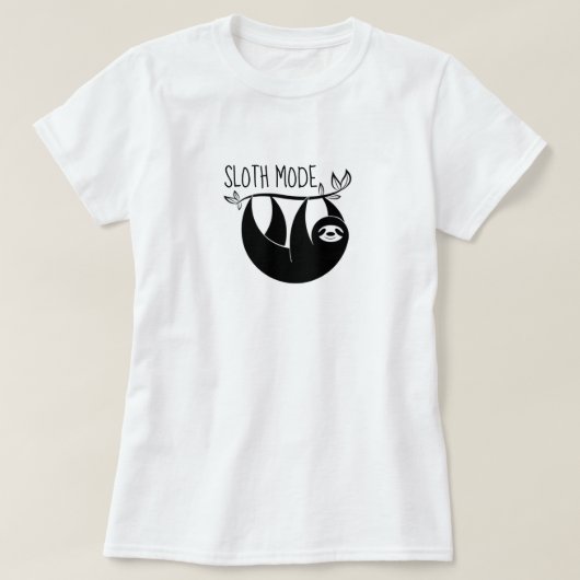 Sloth Mode Basic-T - Shirt (Design vorne)