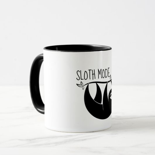 Sloth-Mode-Tasse Tasse (Vorderseite Links)