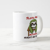 Sloth-Modus aktiviert Jumbo-Tasse (Vorderseite Rechts)