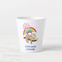 Sloth-Modus aktiviert lustige Illustration