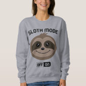 Sloth-Modus auf niedlichem Sweatshirt (Vorderseite)