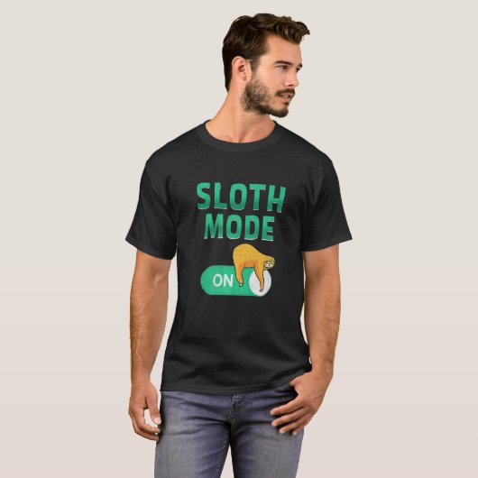 Sloth-Modus der niedlichen Sloth-Liebe T-Shirt (Vorne ganz)