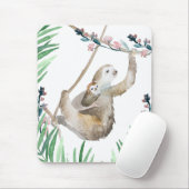 Sloth Momma Mousepad (Mit Mouse)