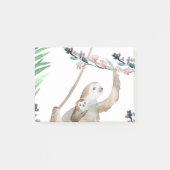 Sloth Momma Post-it Klebezettel (Vorderseite)