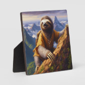 Sloth Mountain Climbing Fotoplatte (Vorderseite)
