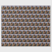 Sloth Mountain Climbing Geschenkpapier (Flach)