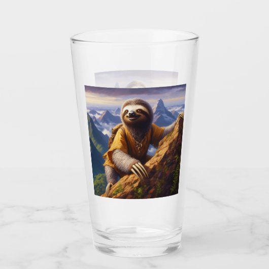 Sloth Mountain Climbing Glas (Vorderseite)