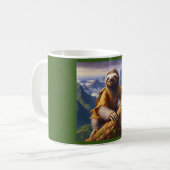 Sloth Mountain Climbing Kaffeetasse (Vorderseite Links)