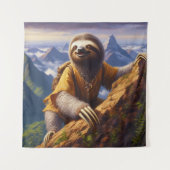 Sloth Mountain Climbing Wandteppich (Vorderseite)