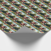 Sloth Mowing Lawn Geschenkpapier (Ecke)