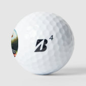 Sloth Mowing Lawn Golfball (Logo)