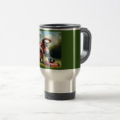 Sloth Mowing Lawn Reisebecher (VorderseiteRechts)