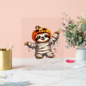 Sloth Mummy Halloween Classic T - Shirt Acrylschild (Hochzeit)