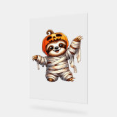 Sloth Mummy Halloween Classic T - Shirt Acrylschild (Winkel)