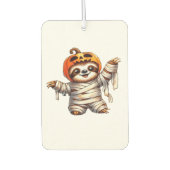 Sloth Mummy Halloween Classic T - Shirt Autolufterfrischer (Vorderseite)