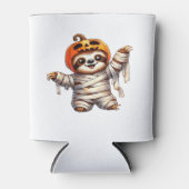 Sloth Mummy Halloween Classic T - Shirt Dosenkühler (Vorderseite)