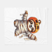 Sloth Mummy Halloween Classic T - Shirt Fleecedecke (Vorderseite (Horizontal))