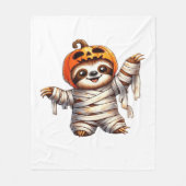 Sloth Mummy Halloween Classic T-Shirt Fleecedecke (Vorderseite)