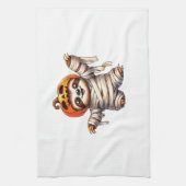 Sloth Mummy Halloween Classic T - Shirt Geschirrtuch (Vertikal)