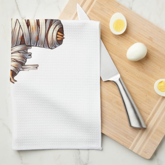 Sloth Mummy Halloween Classic T - Shirt Geschirrtuch (Viertel Falte)