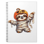 Sloth Mummy Halloween Classic T - Shirt Notizblock (Vorderseite)