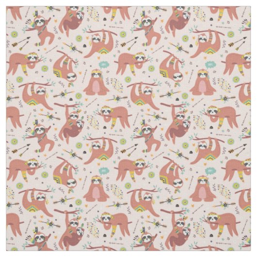 Sloth Muster Stoff (Muster)