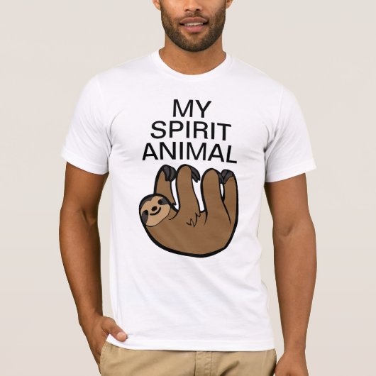 Sloth My spirit animal T-Shirt (Vorderseite)