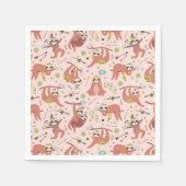 Sloth Napkins Serviette (Vorderseite)