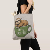 Sloth Need Coffee Tasche (Von Nahem)