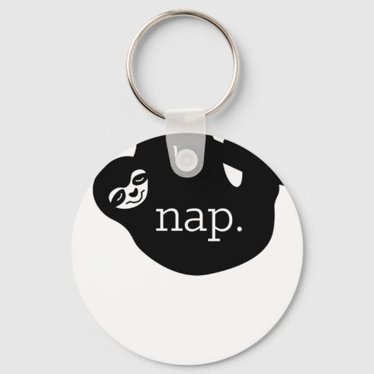 Sloth Nickerchen Schlüsselanhänger (Vorderseite)