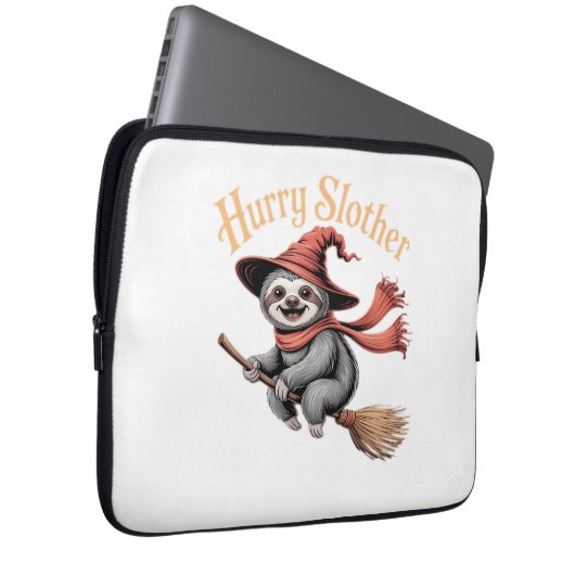 Sloth Niedlich Halloween Witz Funny Essential T - Laptopschutzhülle (Vorne Rechts)