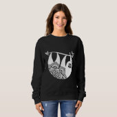 Sloth Niedlich Sloth Bella Leinwand Sloth Sweatshirt (Vorne ganz)