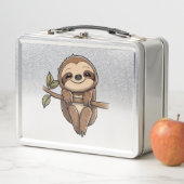 Sloth Niedlich Sloth Niedlicher Cartoon Metall Brotdose (Beispiel)
