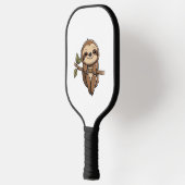 Sloth Niedlich Sloth Niedlicher Cartoon Pickleball Schläger (Links)