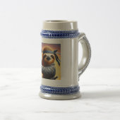Sloth Ninja Bierglas (VorderseiteRechts)