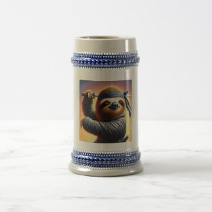 Sloth Ninja Bierglas
