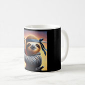 Sloth Ninja Kaffeetasse (VorderseiteRechts)